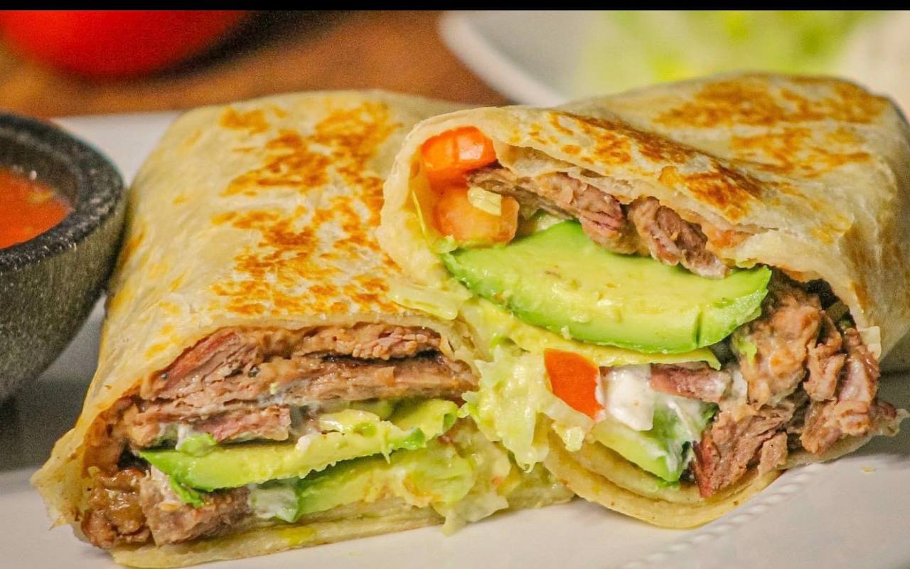 Burrito at Jalisco Food Truck Bastrop TX